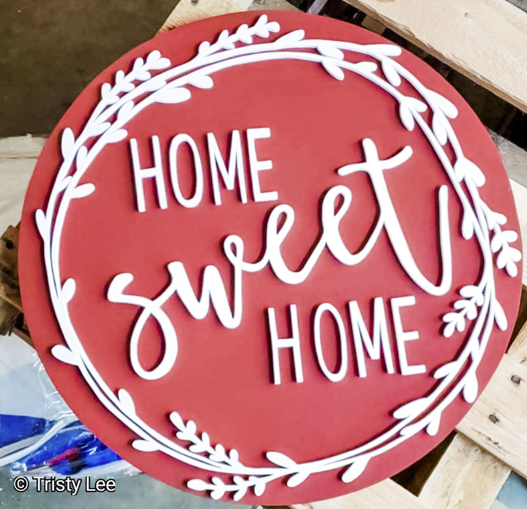 Farmhouse Home Sweet Home sign
